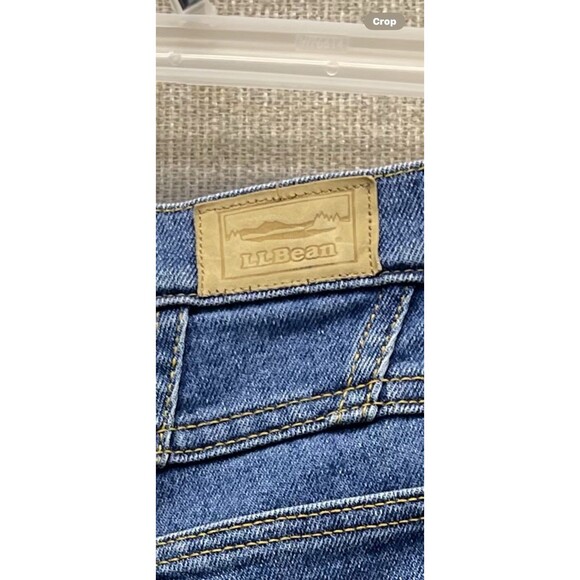 VTG LL Bean Jeans Women’s 12 M Straight Leg Cotton USA Made Freeport Maine - Picture 14 of 15